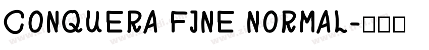 CONQUERA FINE NORMAL字体转换